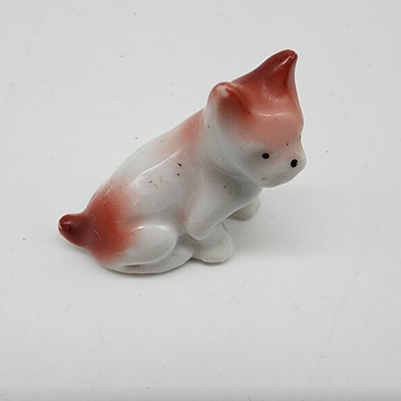 Vintage Hand Painted Porcelain Miniature Boston Terrier Figurine - Picture 5 of 6